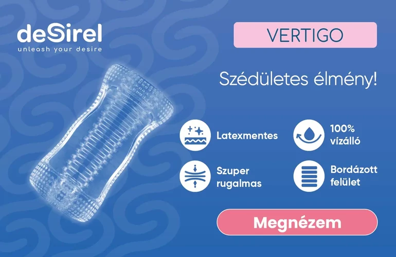 Desirel Vertigo – maszturbátor bordázott belsővel (átlátszó) - Vágyaim.hu szexshop