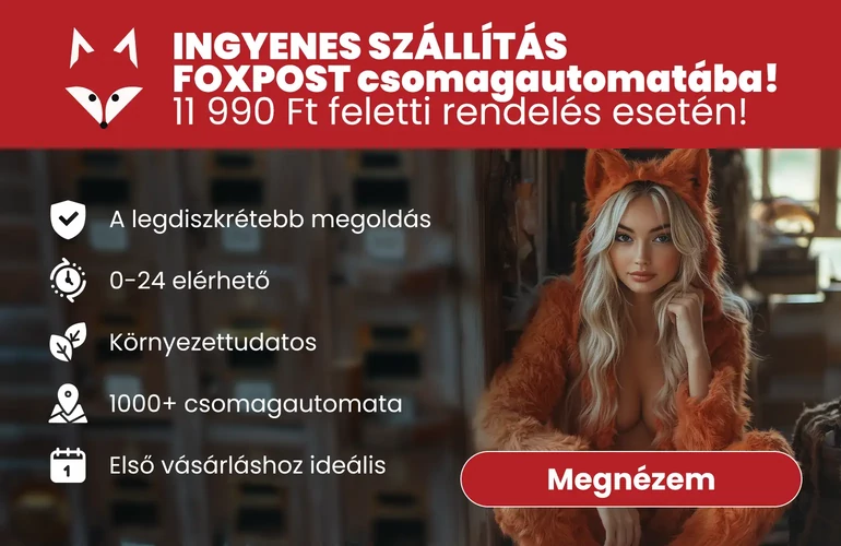 FOXPOST akció - Vágyaim.hu szexshop