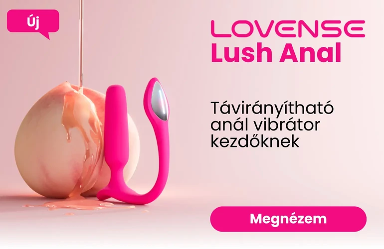 LOVENSE Lush anál - Távirányítható anál vibrátor kezdőknek - Vágyaim.hu szexshop